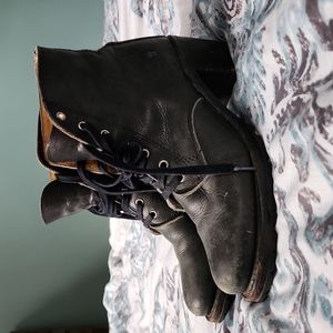 Frye combat boots